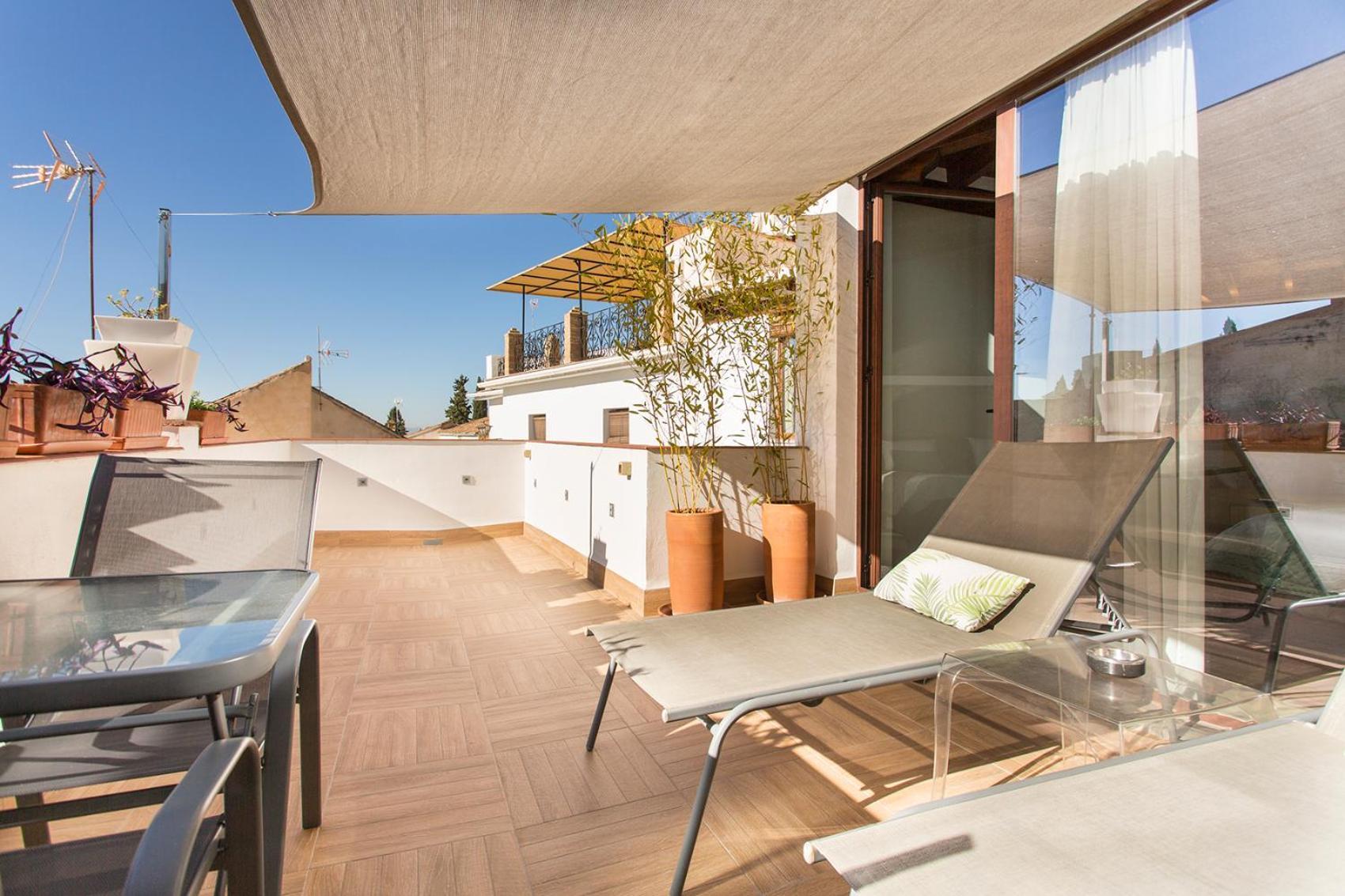 Apartamento Con Terraza Y Cochera Albaycin Granada Exterior photo